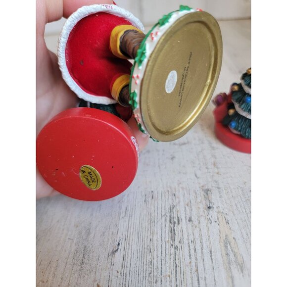 Vintage Carlton coca cola Santa coke tree ornament Xmas set unique - Picture 8 of 8